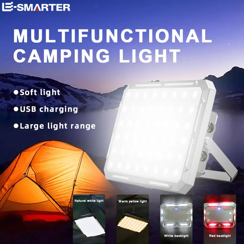 Hanging Outdoor Lighting - LED キャンプテントライト充電式サーチライトハイパワー屋外緊急照明防水ポータブル吊り下げナイトランプ