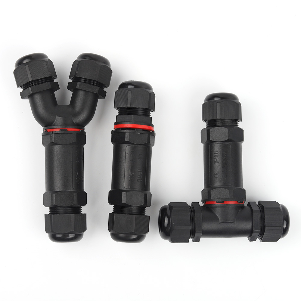 Outdoor Lighting Connectors - IP68 M20/M25 防水コネクタ I/Y/T 形 LED