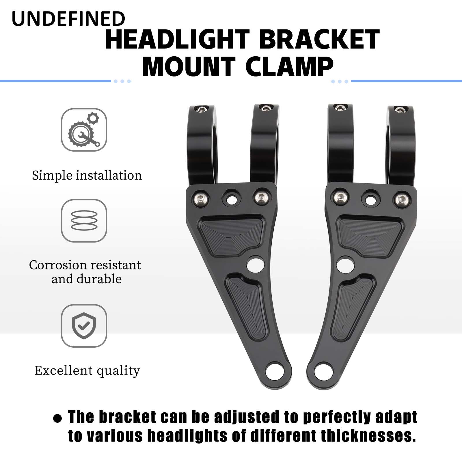 ユニバーサルヘッドライトサポートクランプ,ヘッドチューブ,ラ - Outdoor Lighting Youtube のレビューと価格
