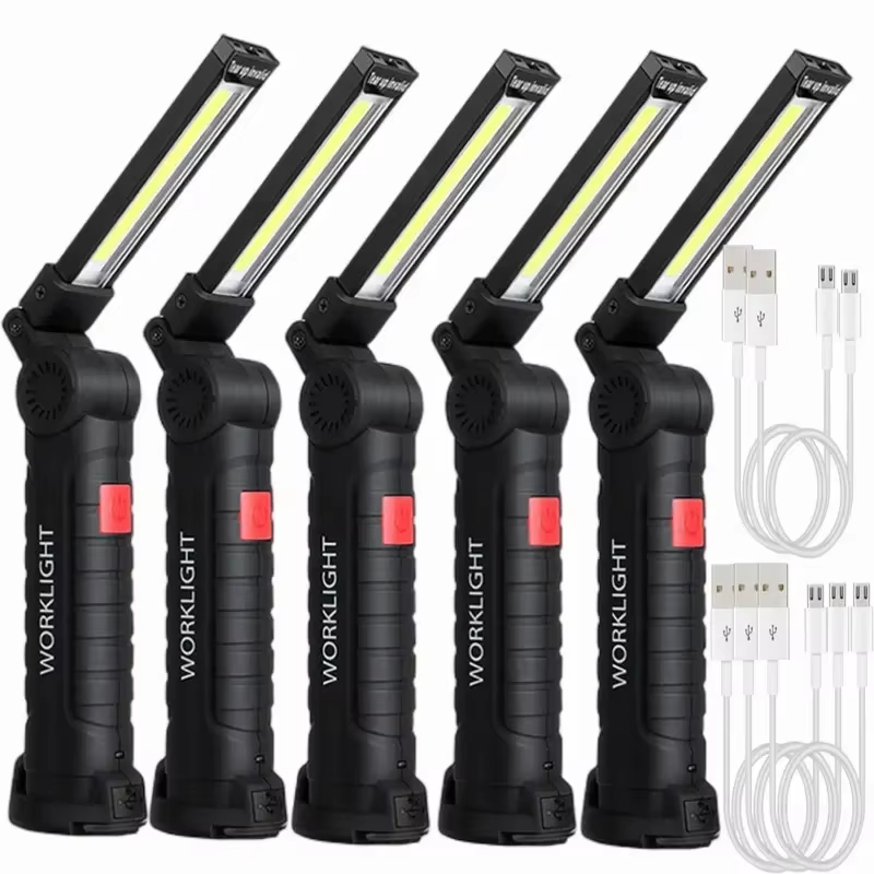 ポータブル COB LED 懐中電灯 USB 充電式ワークラ - Hanging Outdoor Lighting のレビューと価格