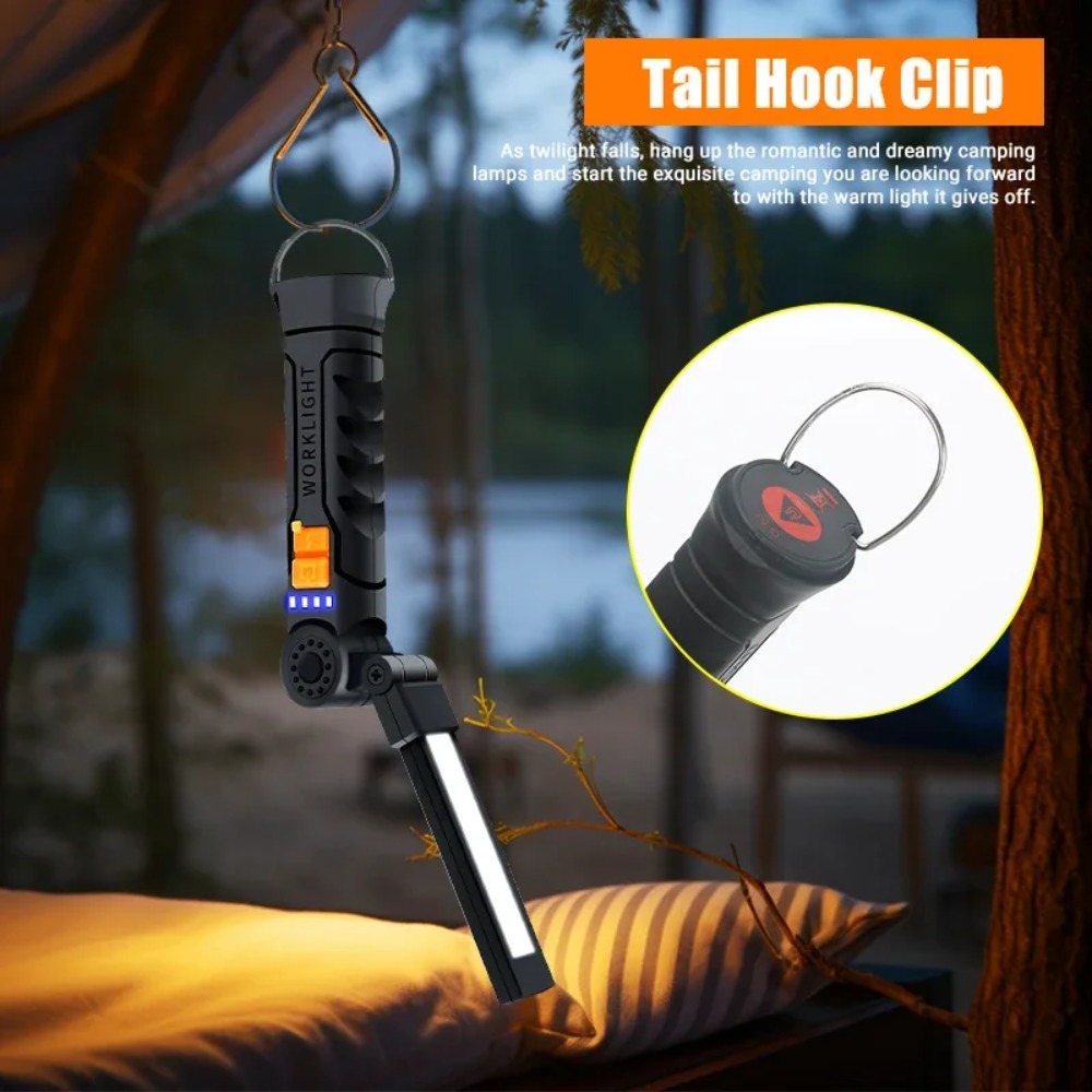 ポータブル COB LED 懐中電灯 USB 充電式トーチ、 - Outdoor Lighting Fixtures のレビューと価格