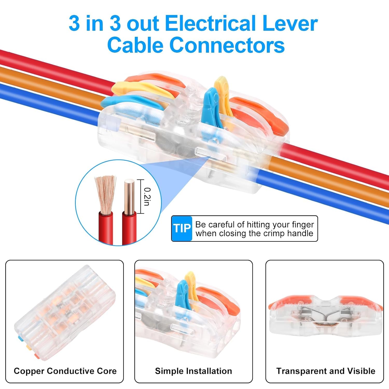 IP68防水ケーブルコネクタ クイック接続 2入力2出力 2 - Outdoor Lighting Connectors のレビューと価格
