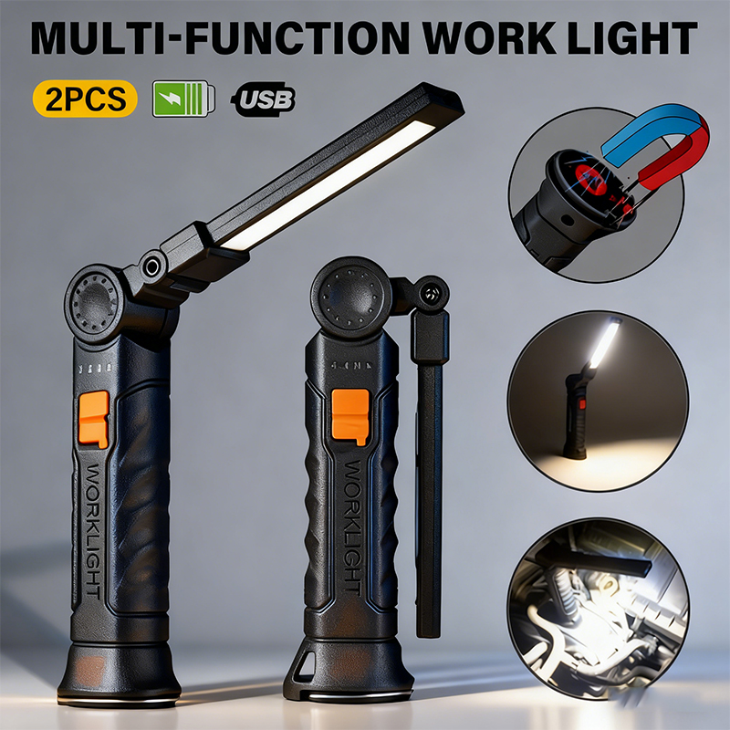 ポータブル COB LED 懐中電灯 USB 充電式ワークラ - Outdoor Lighting Fixtures のレビューと価格