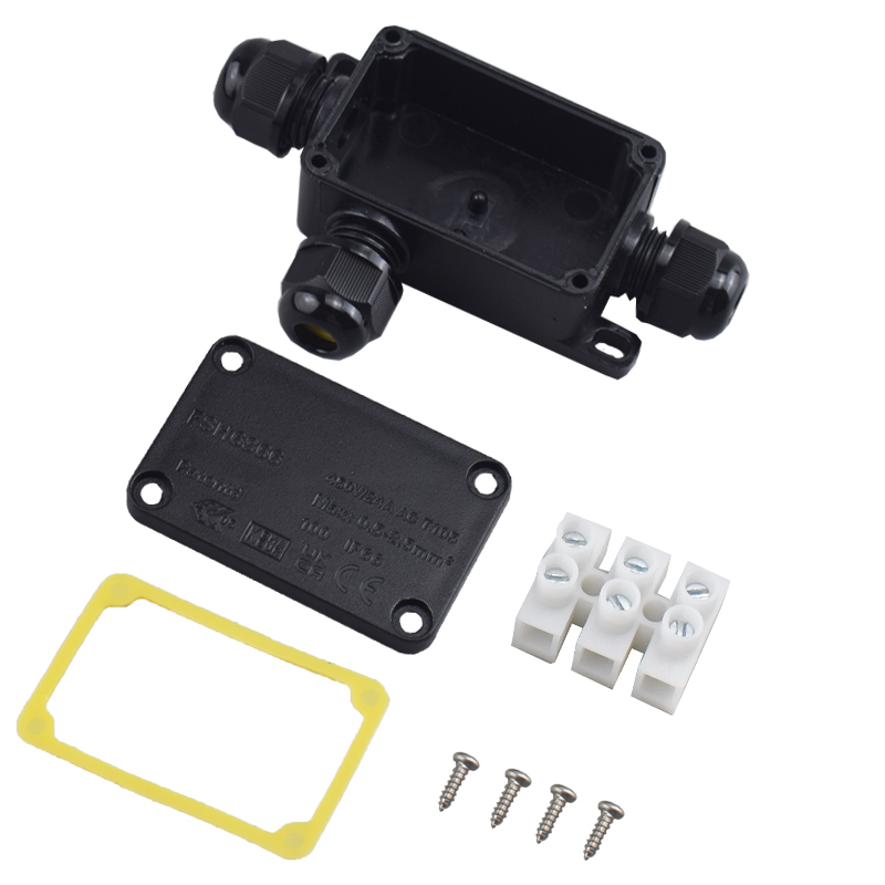 3ウェイ屋外防水IP66電気ケーブルワイヤコネクタジャンクシ - Outdoor Lighting Connectors のレビューと価格