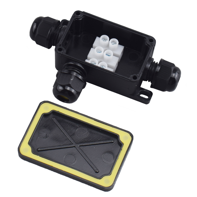 3ウェイ屋外防水IP66電気ケーブルワイヤコネクタジャンクシ - Outdoor Lighting Connectors のレビューと価格