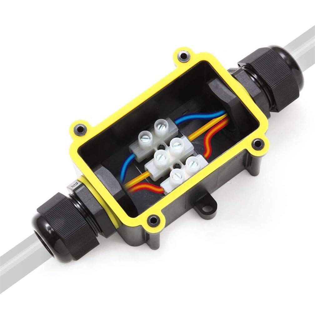 2ウェイ屋外防水IP66電気ケーブルワイヤコネクタジャンクシ - Outdoor Lighting Connectors のレビューと価格