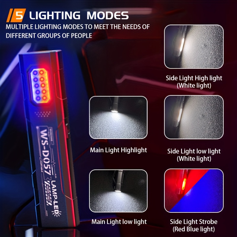 強力なミニセキュリティフラッシュ作業灯警告灯強力ライトミニポ - Outdoor Lighting Fixtures のレビューと価格