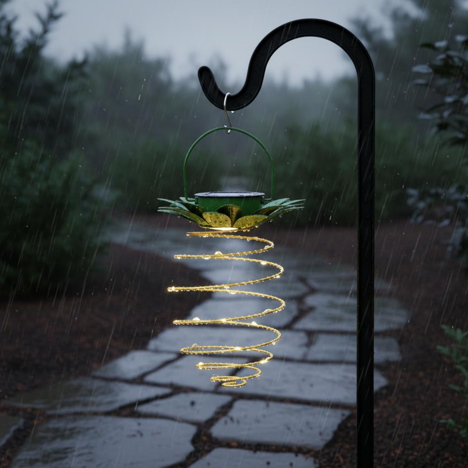 2個入り ソーラーパイナップルランプ 防水パイナップルハンギ - Hanging Outdoor Lighting のレビューと価格