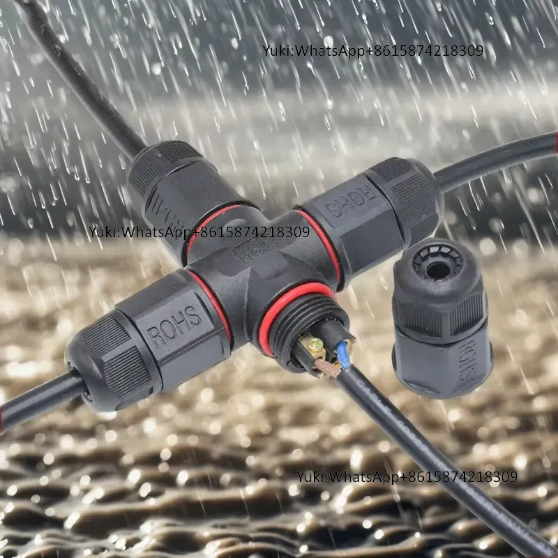 IP68 防水ケーブル T タップ電気コネクタ 4 ピン屋外 - Outdoor Lighting Connectors のレビューと価格