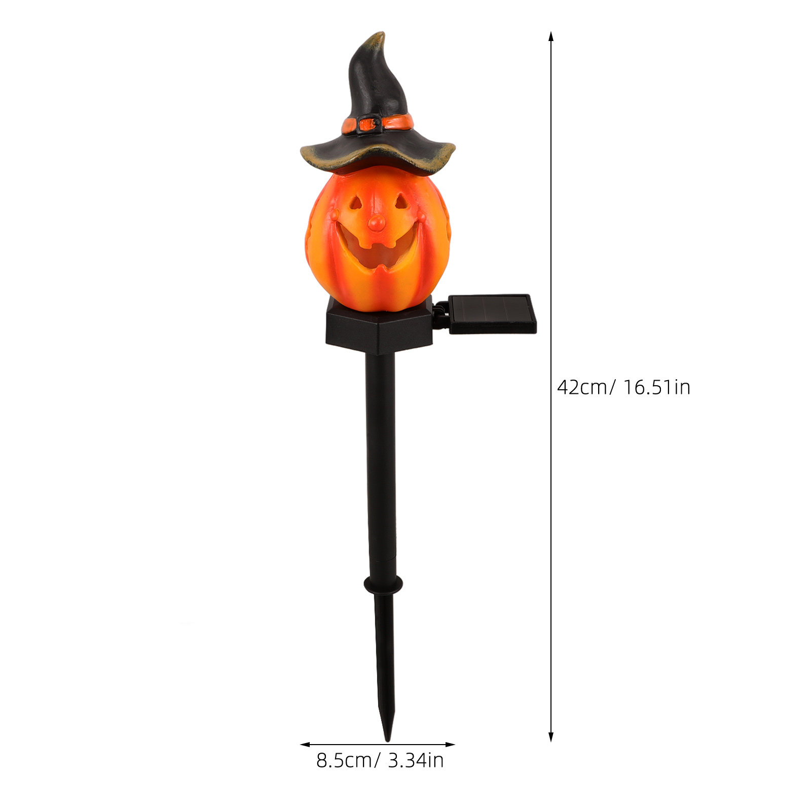 ハロウィン パンプキン ソーラーガーデンライト ステークラン - Outdoor Lighting Yard Decoration のレビューと価格