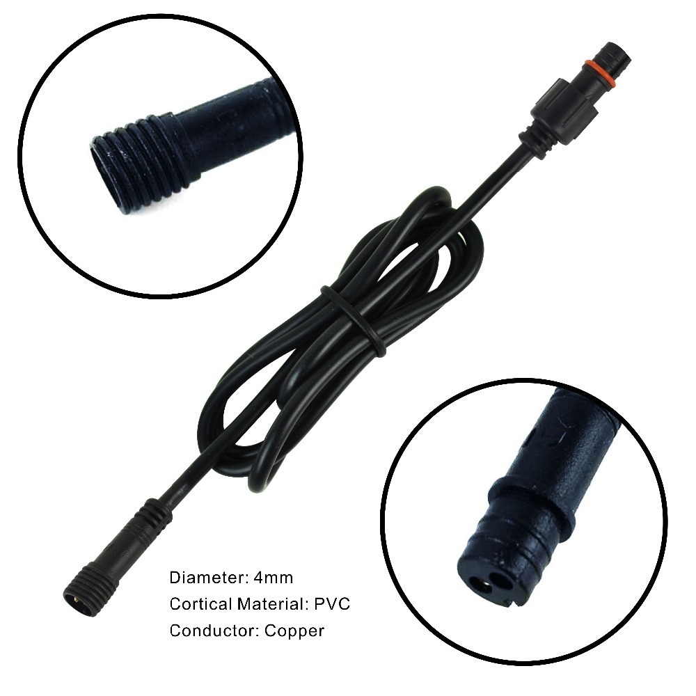 2ピンDC LEDケーブル,長さ1メートル,拡張ケーブル,オ - Outdoor Lighting Connectors のレビューと価格