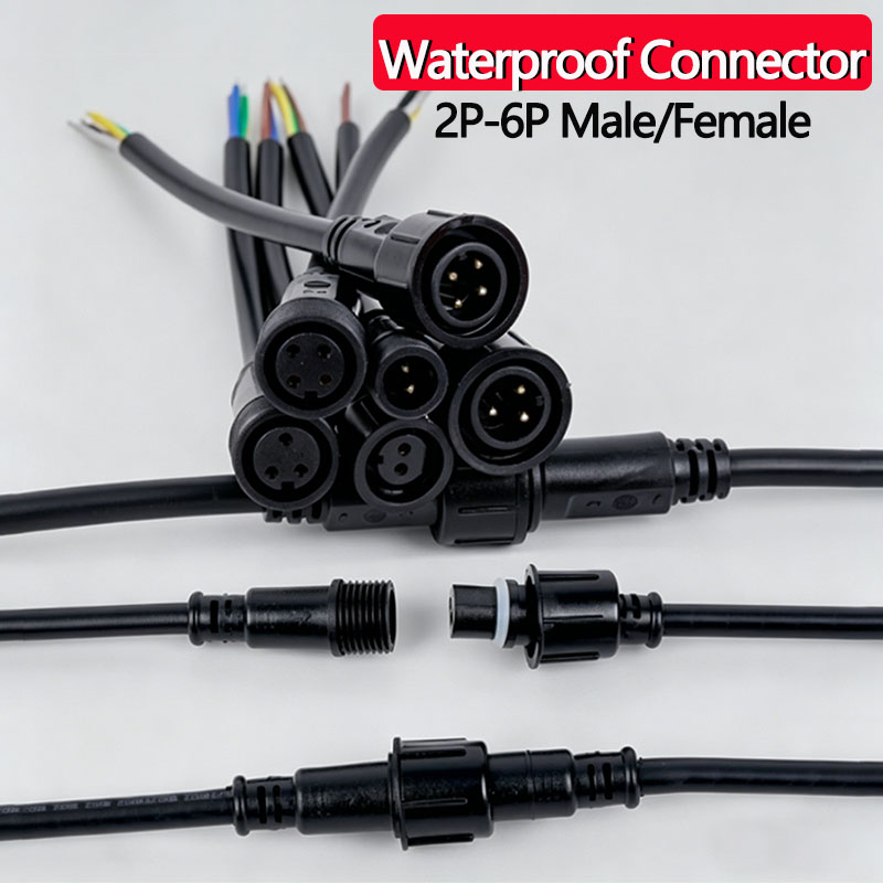 防水ワイヤーコネクタセット 2/3/4/5/6ピン プラグソ - Outdoor Lighting Connectors のレビューと価格