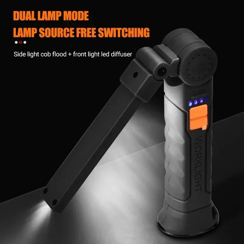 ポータブル COB LED 懐中電灯充電式ワークライト、磁気 - Hanging Outdoor Lighting のレビューと価格