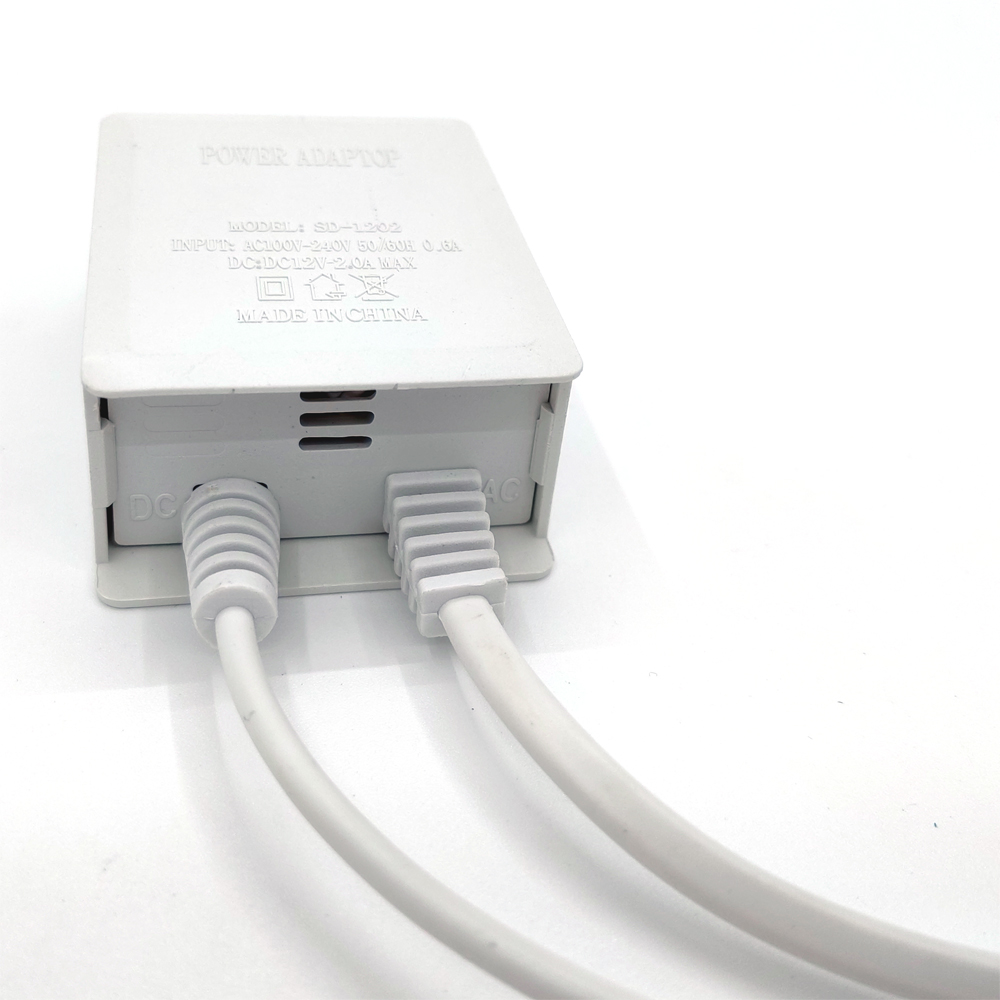 防水電源アダプター12V DC 100-240V,白,EUプ - Outdoor Lighting Connectors のレビューと価格