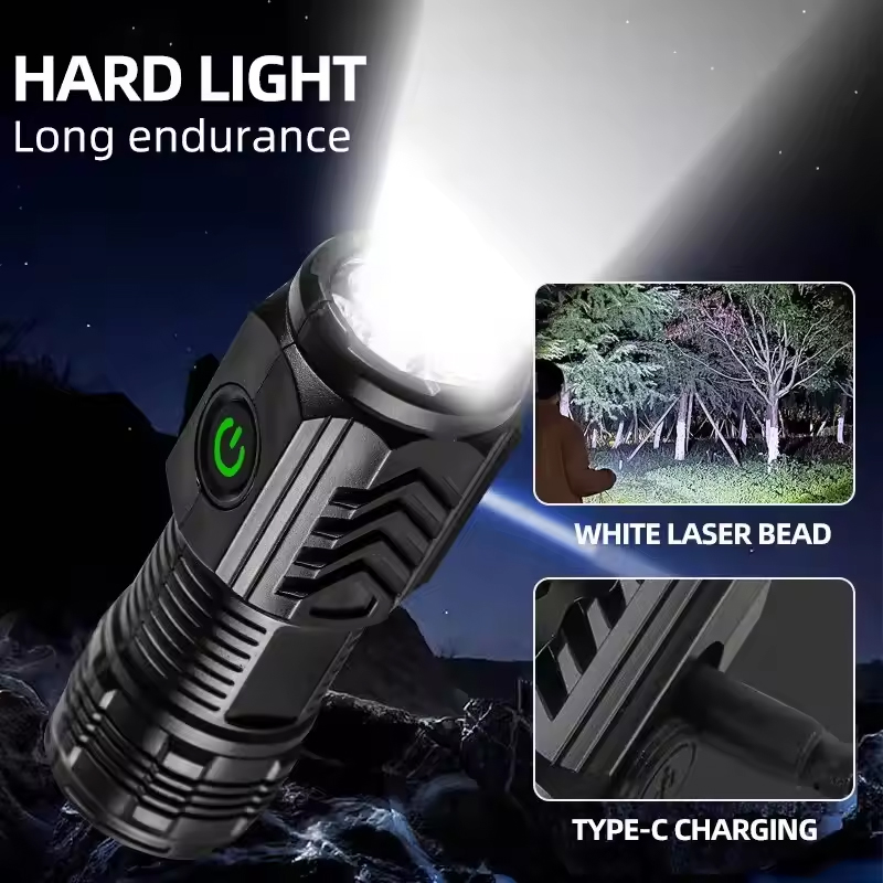 超高輝度ミニ LED 懐中電灯トーチ充電式釣り照明ランタン強 - Outdoor Lighting Fixtures のレビューと価格