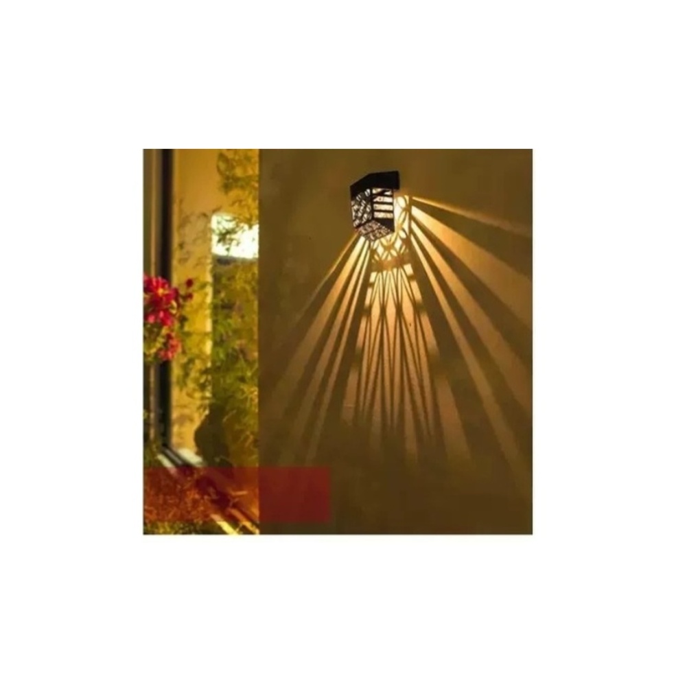 ソーラー式LEDガーデンフェンスライト 防水屋外装飾壁ランプ - Outdoor Lighting Yard Decoration のレビューと価格